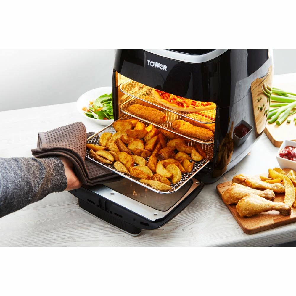 Tower Vortx Manual Air Fryer Oven 11L - Black - Image 16