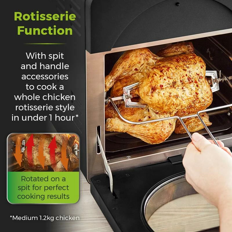 Tower Vortx Air Fryer Oven 14.5L - Black - Image 7