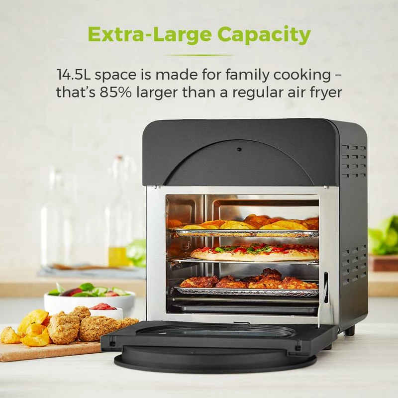 Tower Vortx Air Fryer Oven 14.5L - Black - Image 3