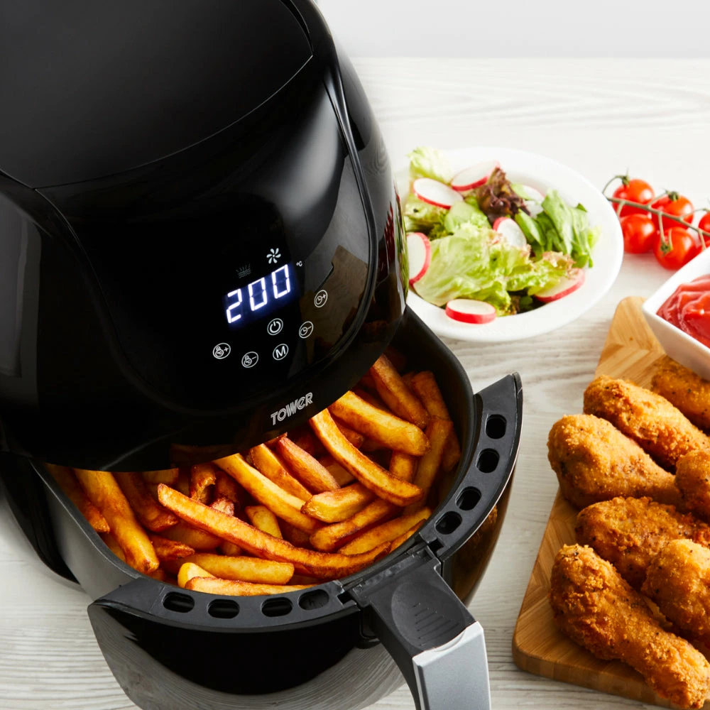 Tower Vortx Digital Air Fryer 4L - Black - Image 2