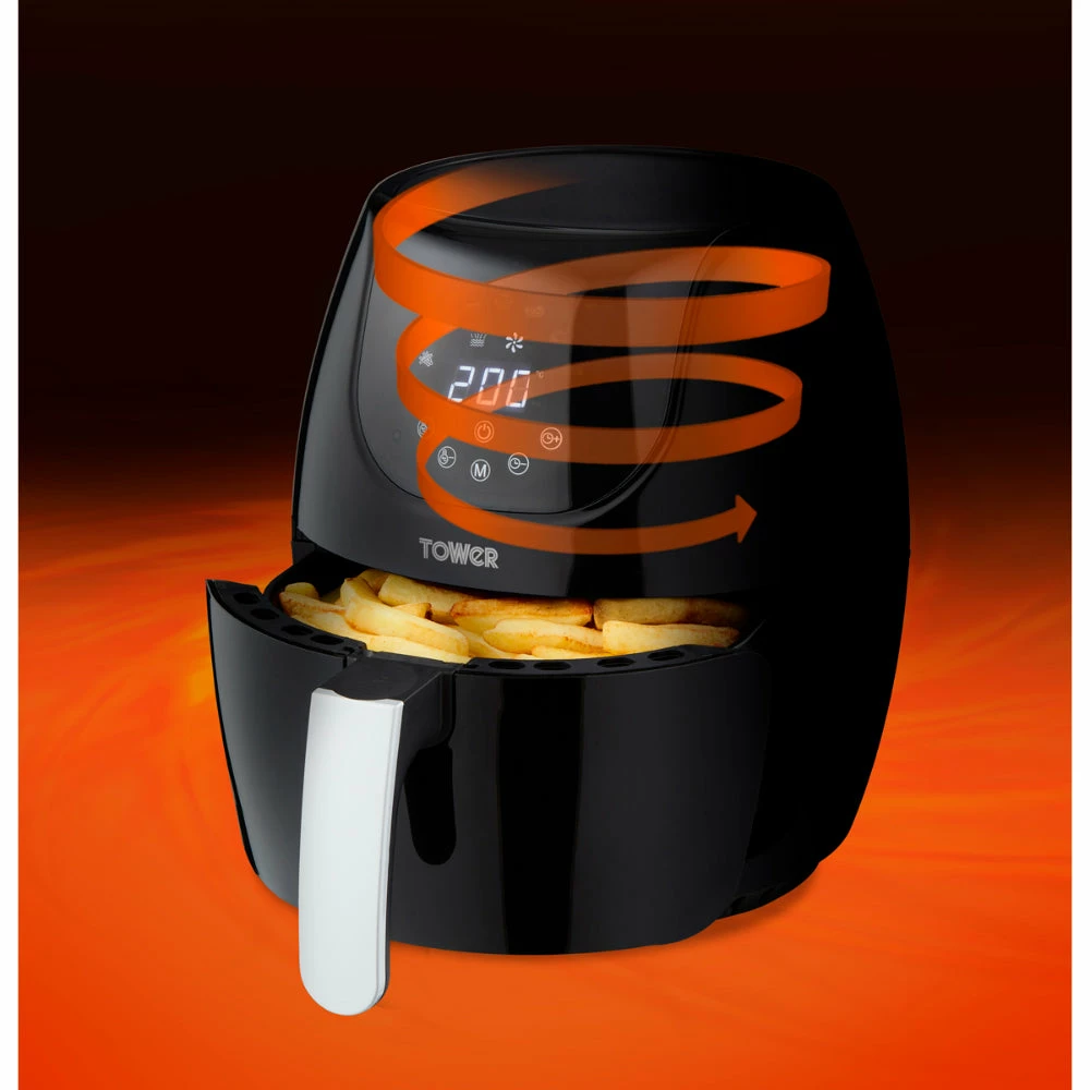 Tower Vortx Digital Air Fryer 4L - Black - Image 8