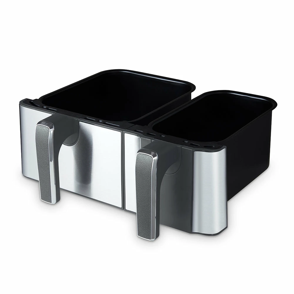 Tower Vortx Eco Duo Basket Air Fryer 8.5L - Grey - Image 15