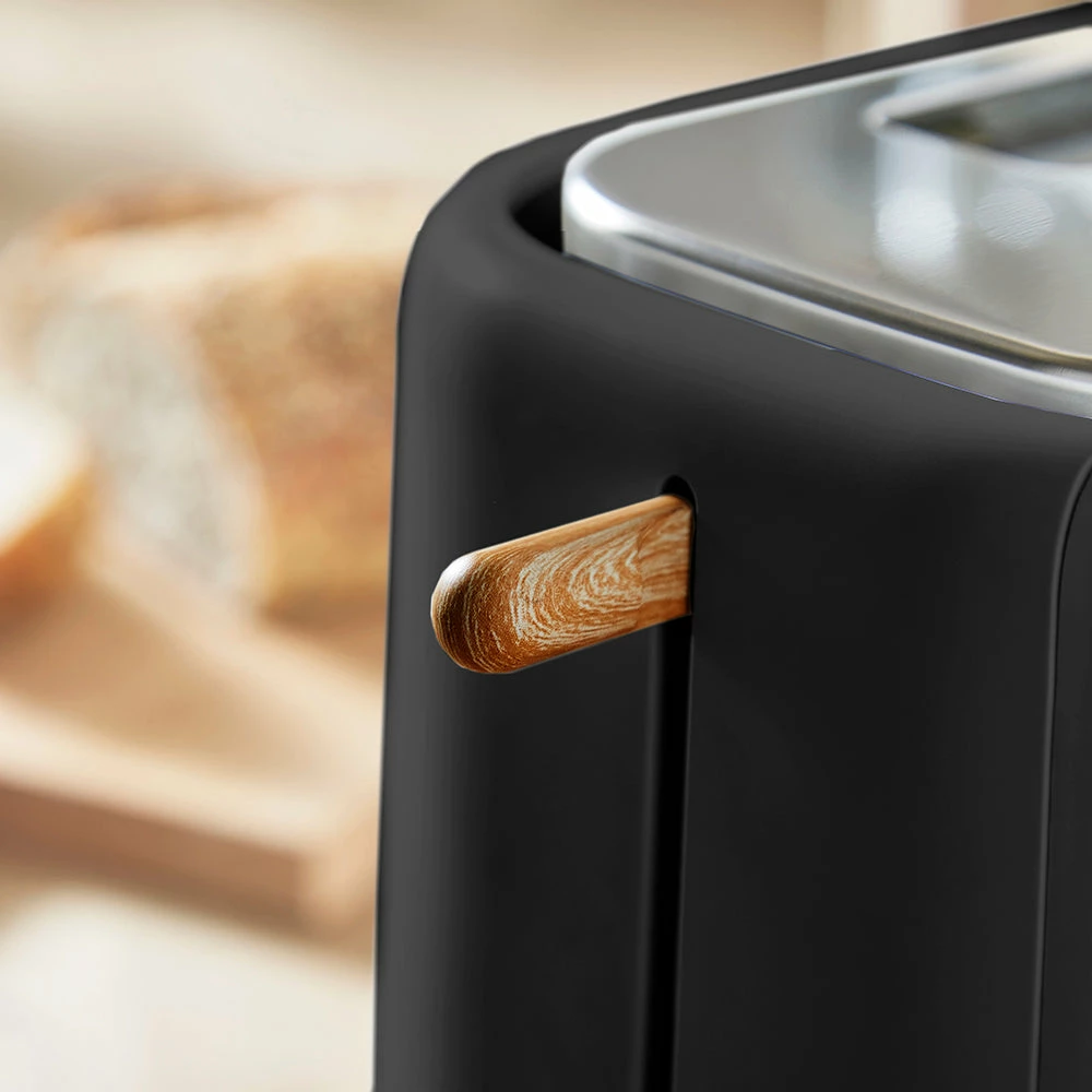 Tower Scandi 2 Slice Toaster - Black - Image 4