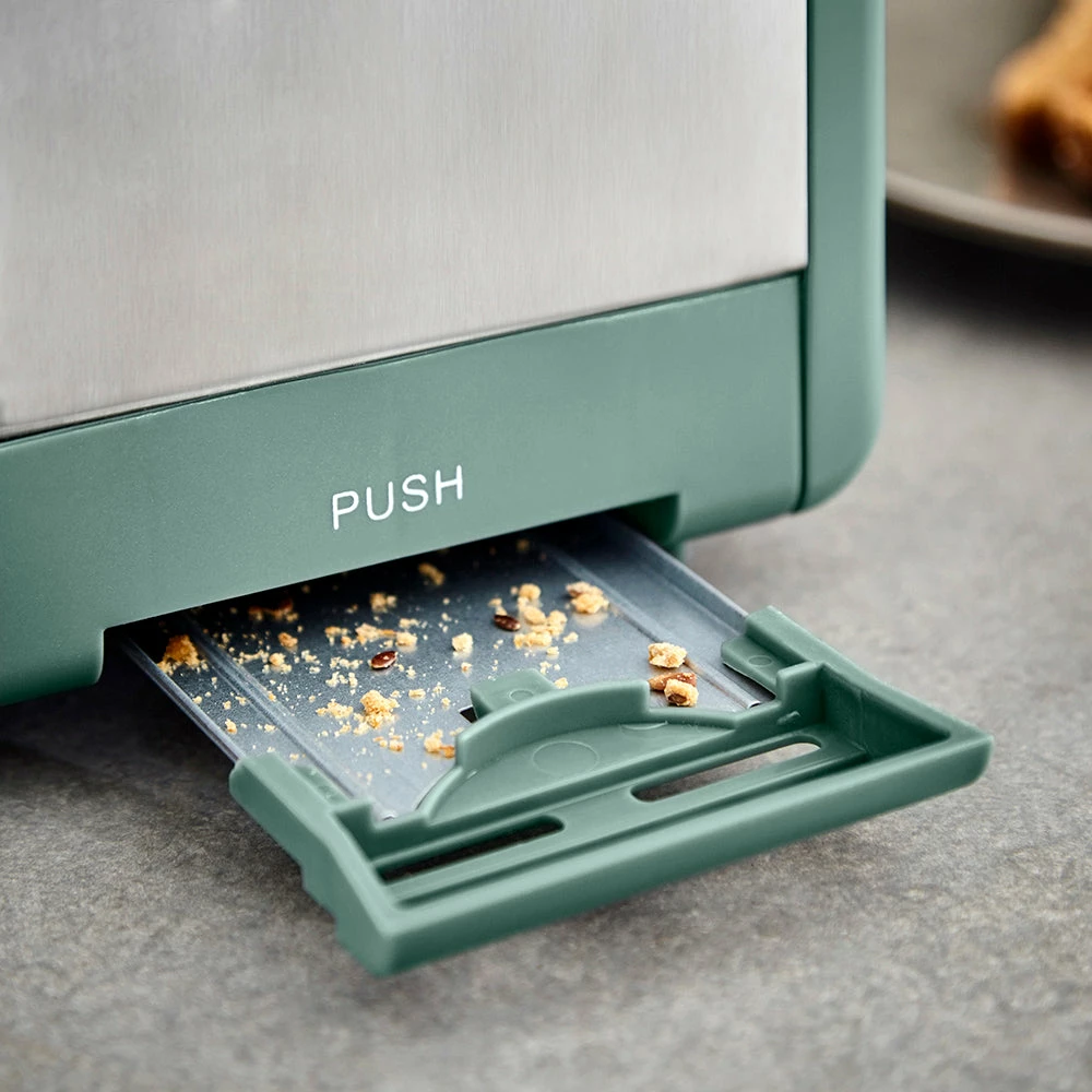 Tower Cavaletto 2 Slice Stainless Steel Toaster - Jade Green - Image 3
