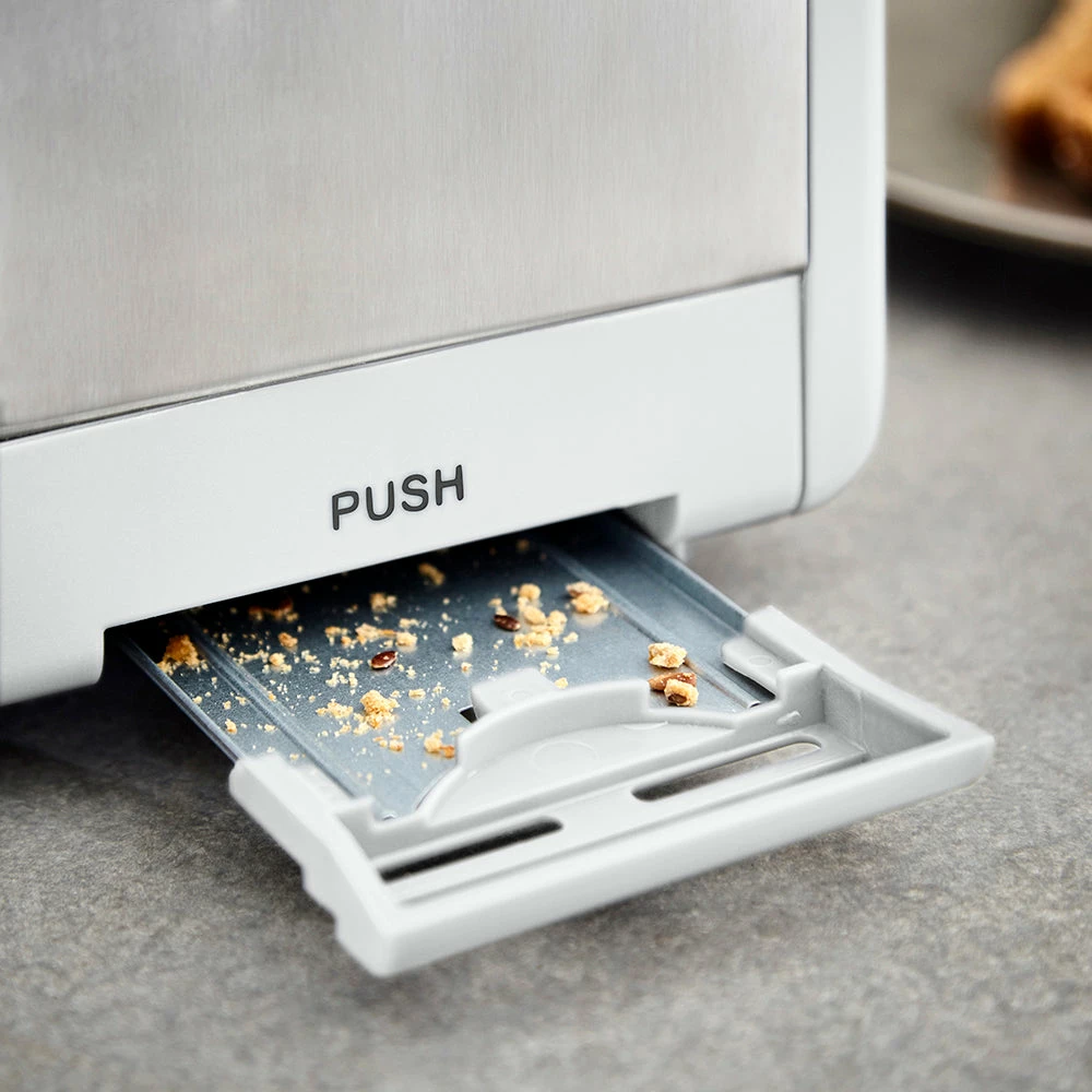 Tower Cavaletto 2 Slice Stainless Steel Toaster - White - Image 3