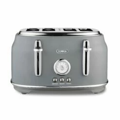 Tower Renaisance 4 Slice Toaster - Grey