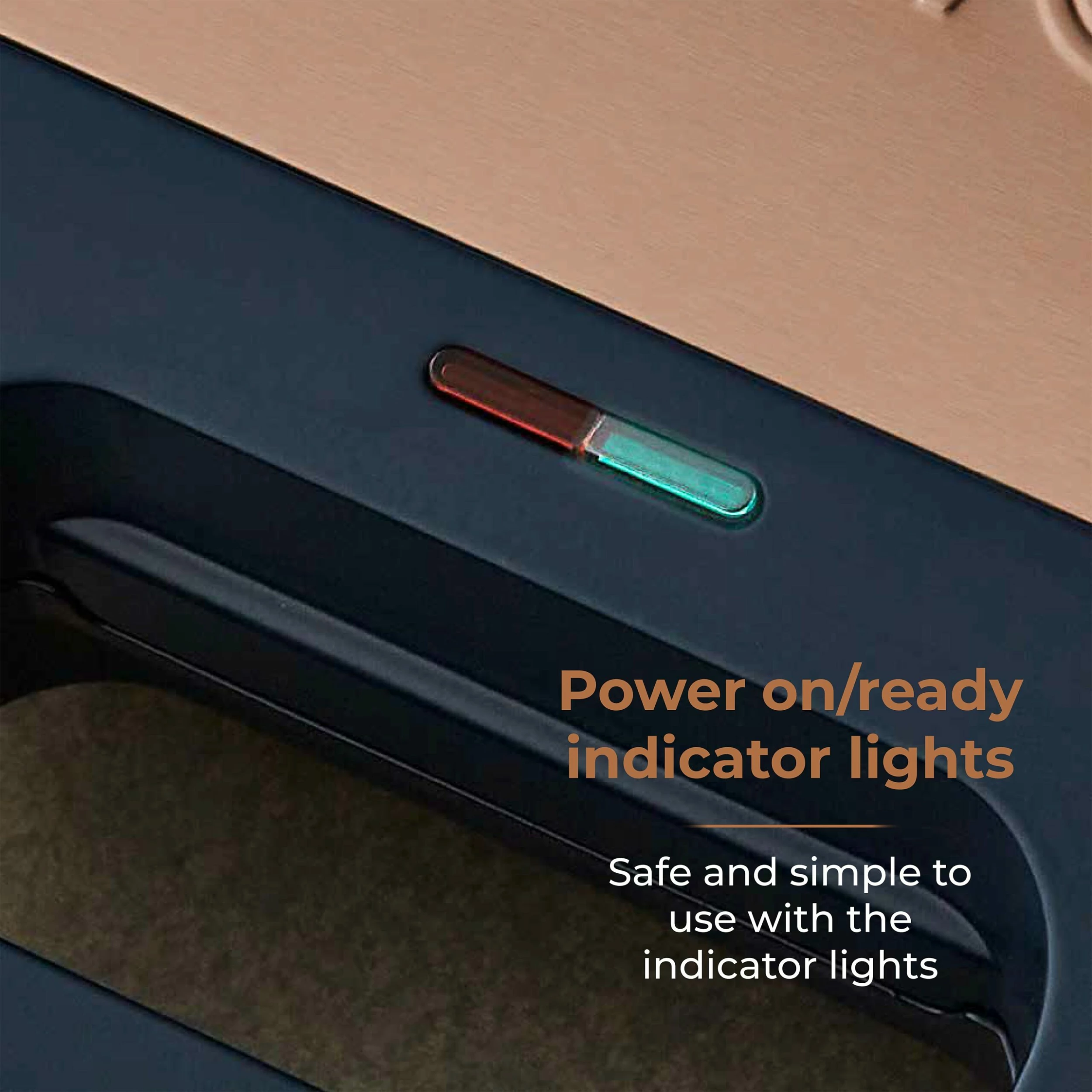 Tower Cavaletto 900W Sandwich Maker - Midnight Blue - Image 6