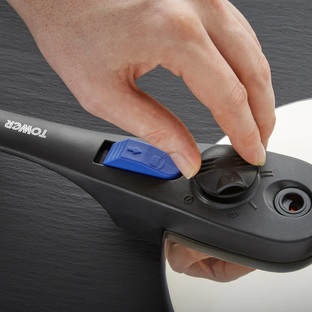 Tower Express 6 Litre Stainless Steel Pressure Cooker 22cm - Silver - Image 4