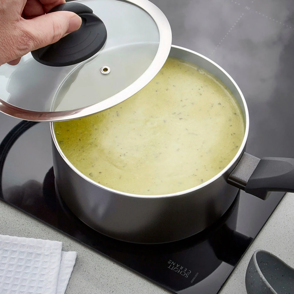 Tower Cerasure Sauce Pan Non-Stick 18cm - Graphite - Image 4