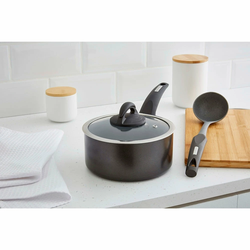 Tower Cerasure Sauce Pan Non-Stick 18cm - Graphite - Image 9