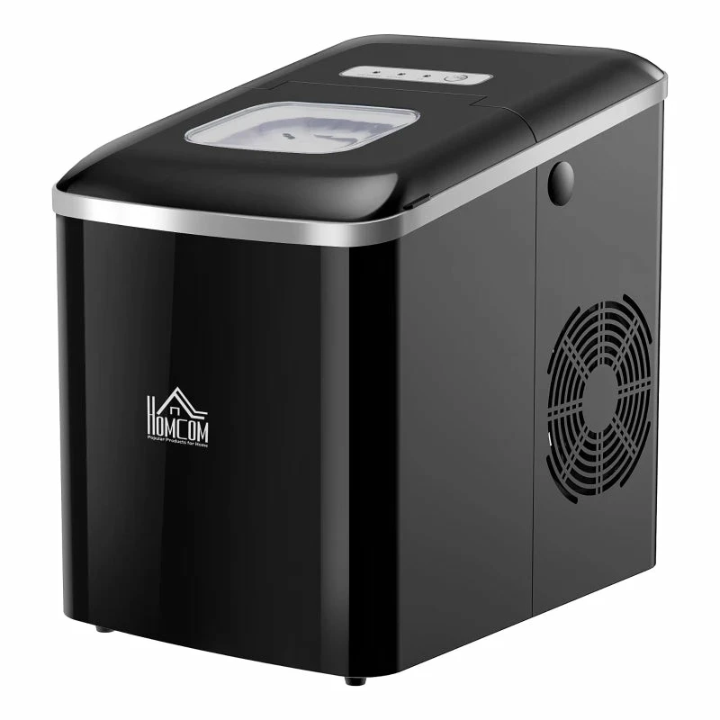HOMCOM Ice Maker 12kg - Black - Image 11