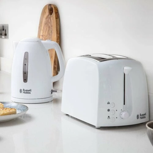 Russell Hobbs Textures Kettle - White - Image 7