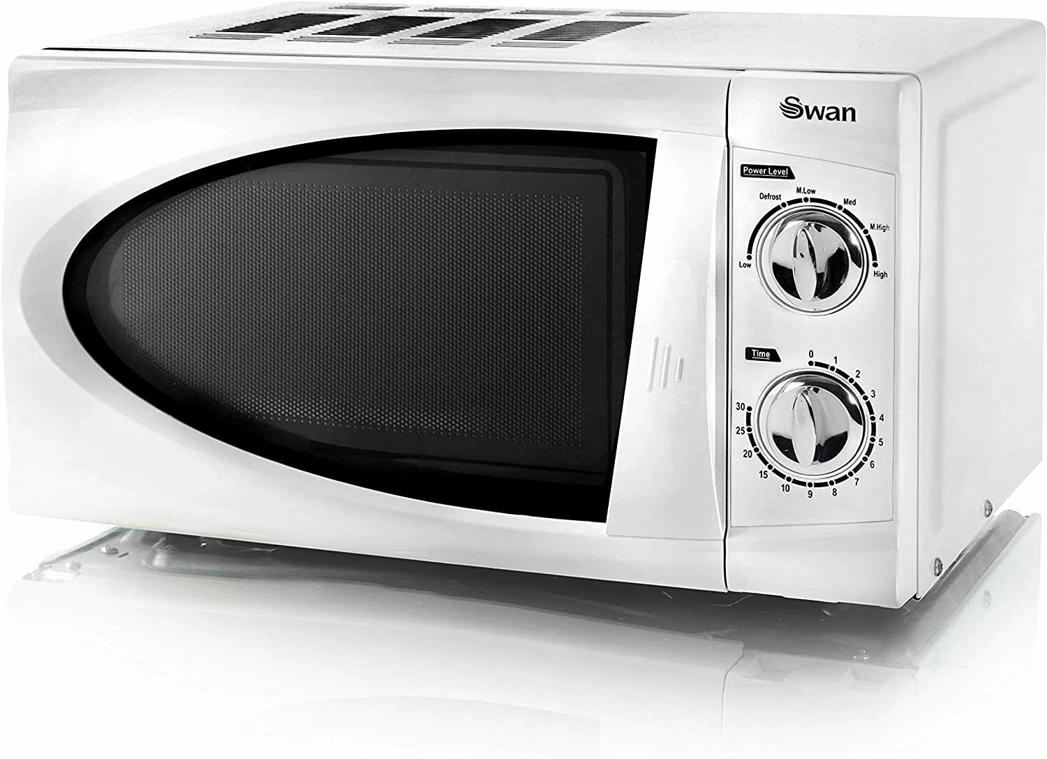 Swan Manual Microwave 800W - White