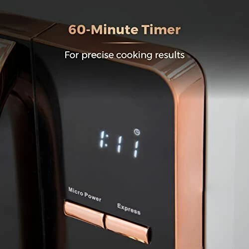 Tower Rose Gold Microwave 20L - White - Image 5