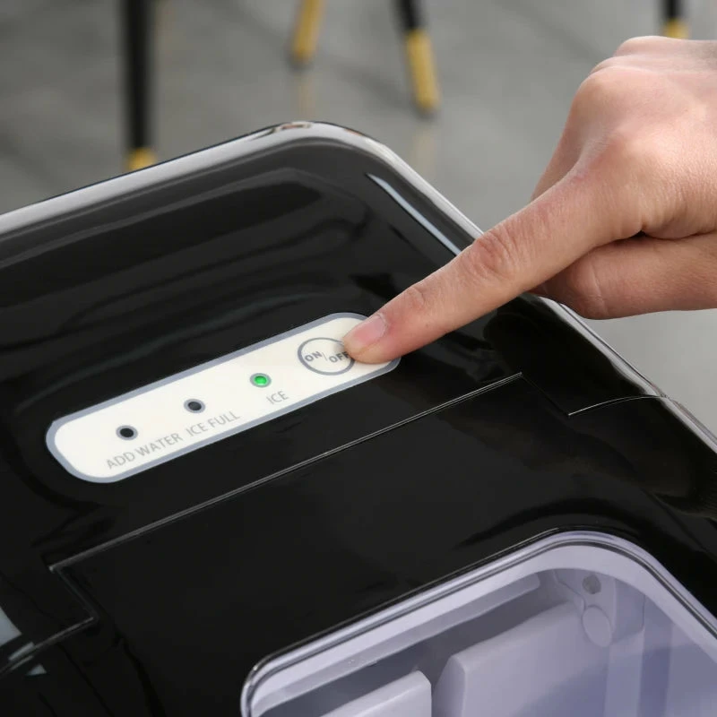 HOMCOM Ice Maker 12kg - Black - Image 8